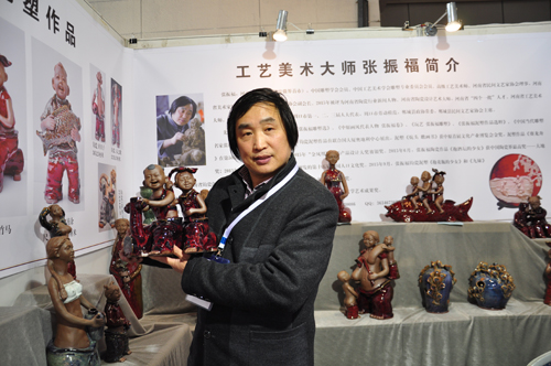 河南雕塑家"泥人张" 世界首创"钧瓷泥塑"放光芒