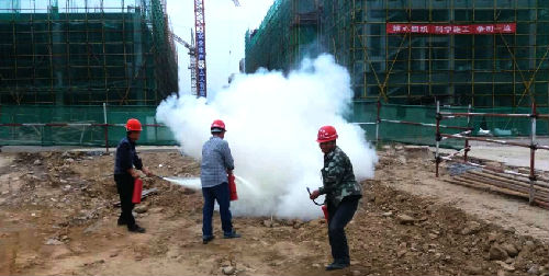 广元经济开区:组织开展施工现场消防应急演练