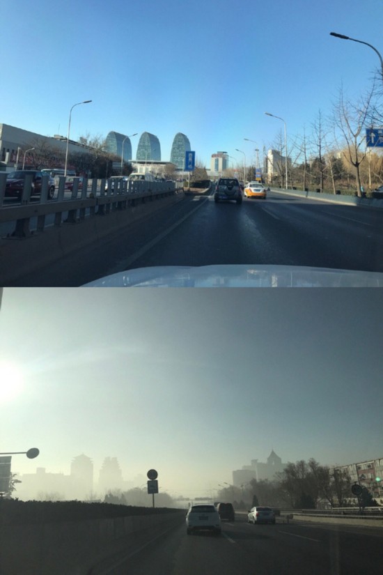 北京新年首个蓝天昙花一现 10小时内三度反转