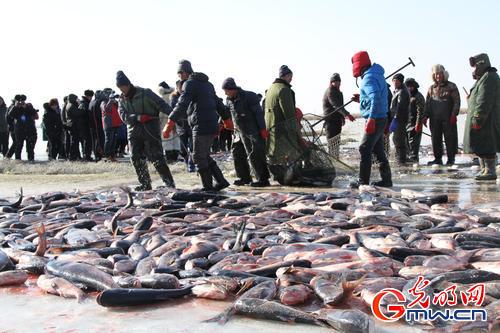 巴彦淖尔乌梁素海首届国际冰雪节开幕