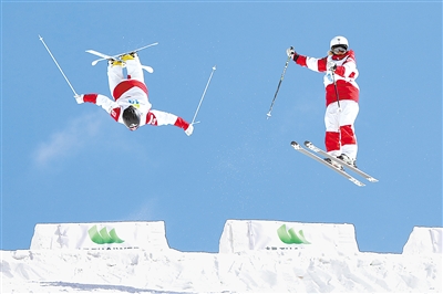 自由式滑雪雪上技巧世界杯在崇礼落幕