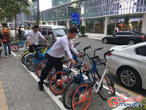 深圳软件产业基地对共享单车管理有方