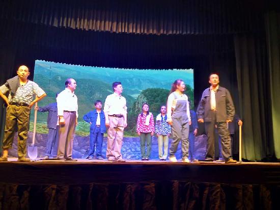 (杨文洲与大家一起建设景区)-廉政眉户剧 杨文洲 在眉县上演