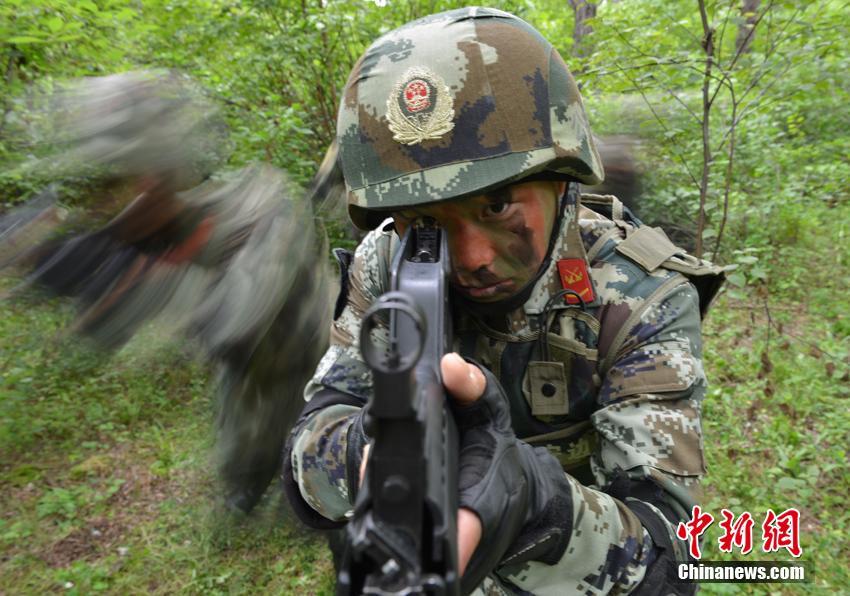 吉林边防开展野战实训