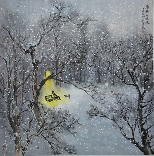 画家刘子舆艺术作品展开幕 呈现50多幅作品