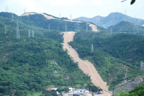 工程破坏观音山公园植被（输气管道工程破坏生态恢复无望）