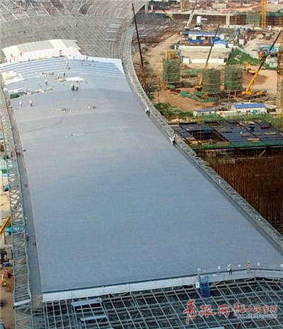 福建某框剪结构汽车站金属屋面系统工程施工方案(附示意图)