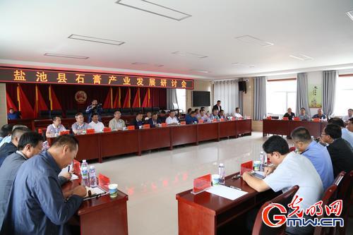 中国西北石膏产业基地正式落户宁夏盐池