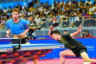 全运会乒乓球比赛打出世界水准国手名将受冲击