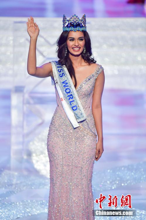 世界小姐总决赛冠军在三亚诞生 印度佳丽摘桂