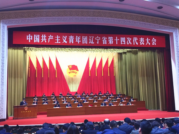 共青团辽宁省第十四次代表大会开幕