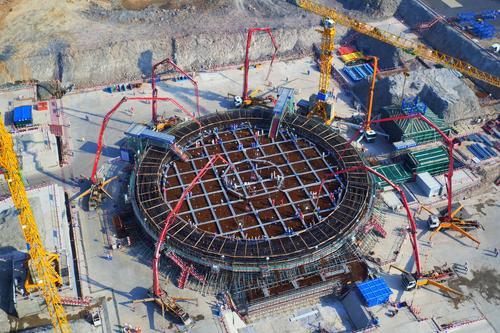 广西防城港核电二期工程4号机组开工建设