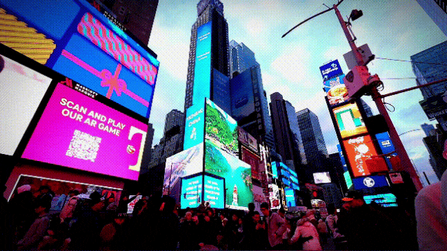 宜昌，亮相纽约时报广场！