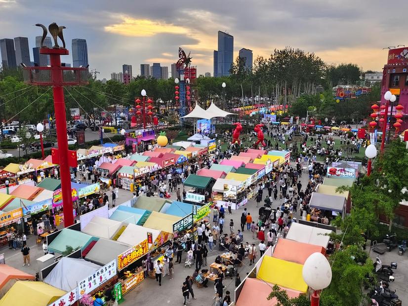 香气飘荡大运河 “图书”+“美食”市集邀市民五一打卡副中心