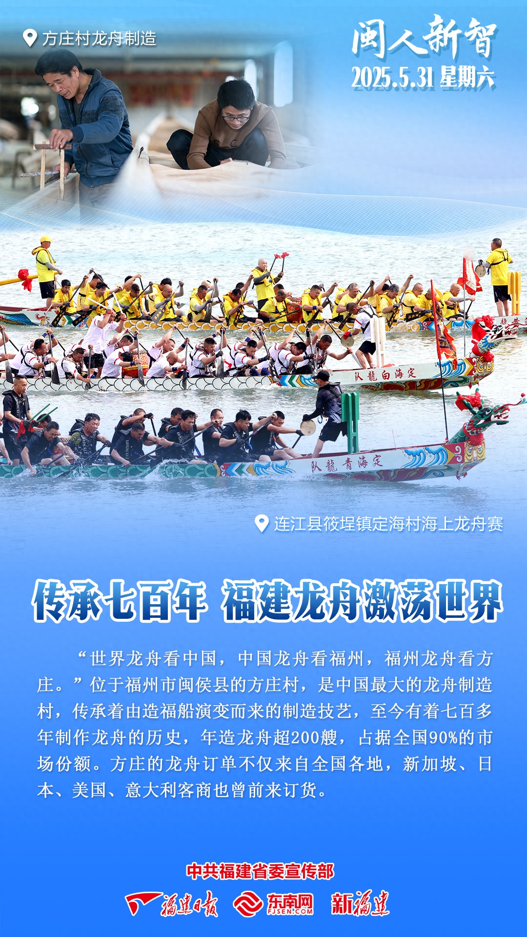 闽人智慧丨传承七百年 福建龙舟激荡世界 - 今日头条