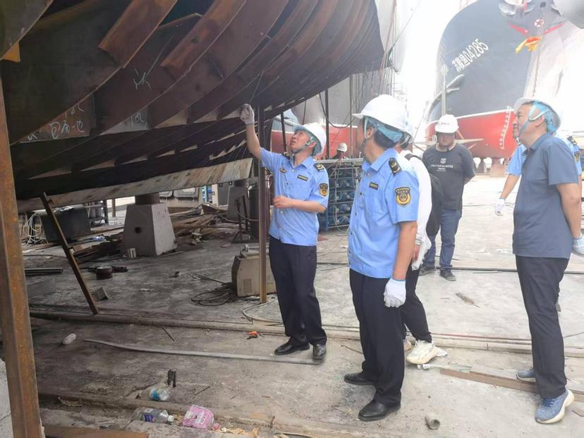 江苏渔船检验局开展海洋渔船建造检验监督检查