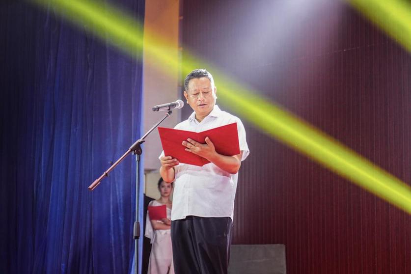 北京市朝阳区双拥办举办庆“七一”慰问新兵文艺演出