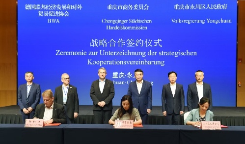 德国汽车工业考察团访渝共话汽车产业发展新机遇