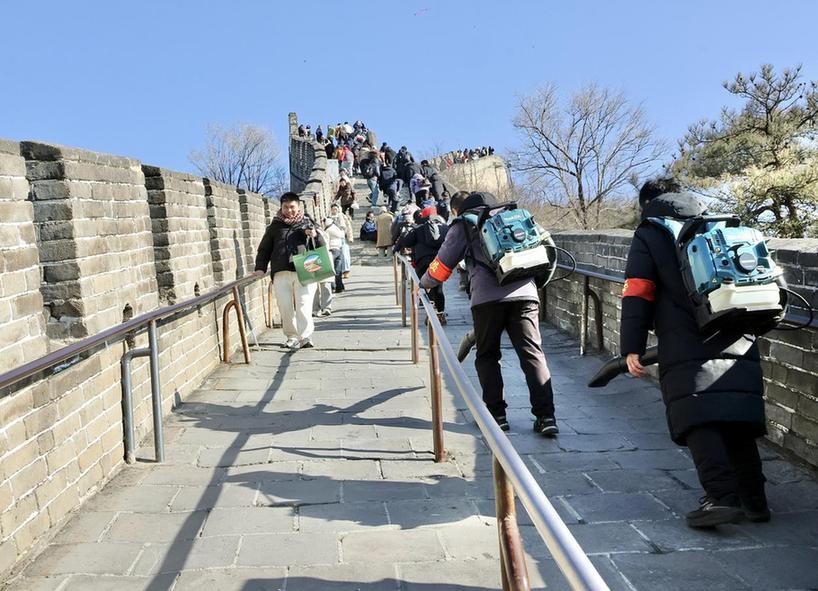 迎战风雪！八达岭文旅集团已就位