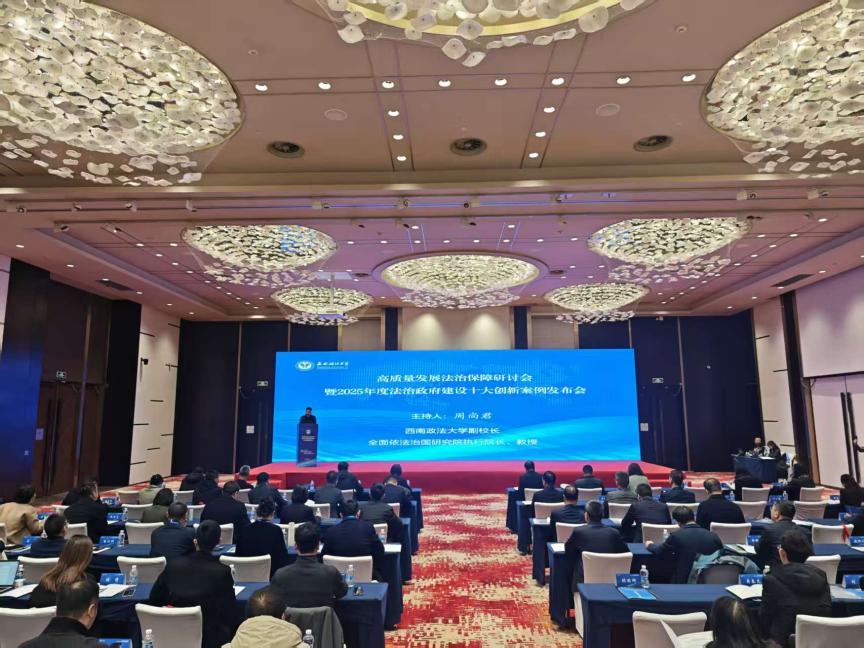 2025年度法治政府建设十大创新案例在渝发布