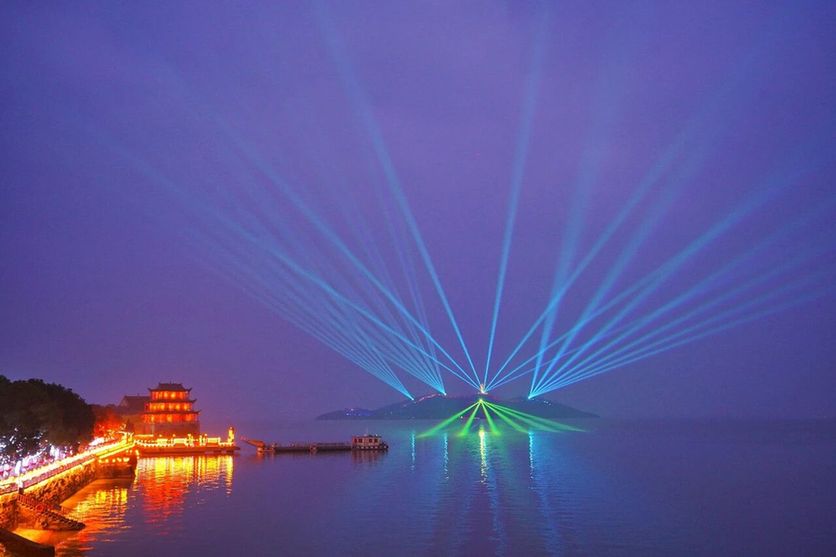 安徽巢湖：姥山岛感受元宵节别样韵味