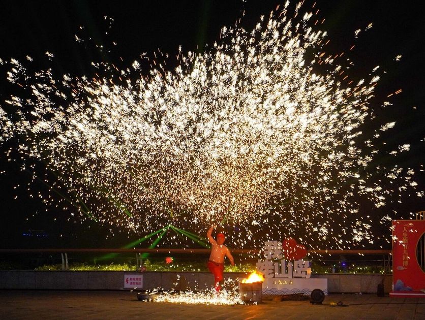 安徽巢湖：姥山岛感受元宵节别样韵味