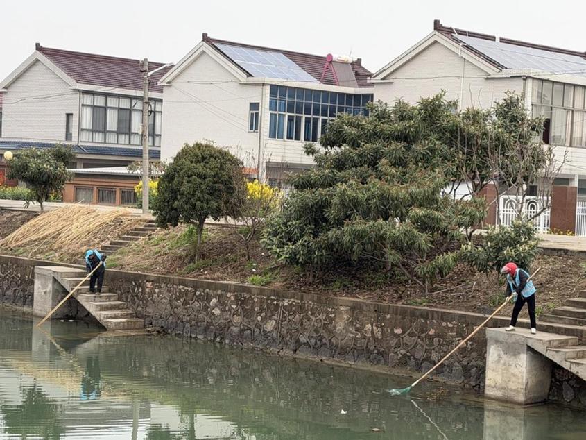 一抹志愿蓝，守护一河清！扬中市水利局巾帼护水在行动