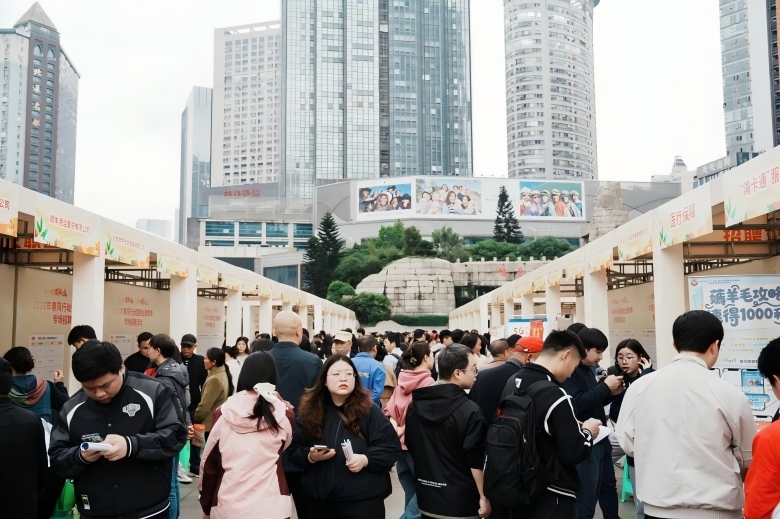 110家企业进场揽才 重庆这场招聘会让供需双方精准“奔赴”