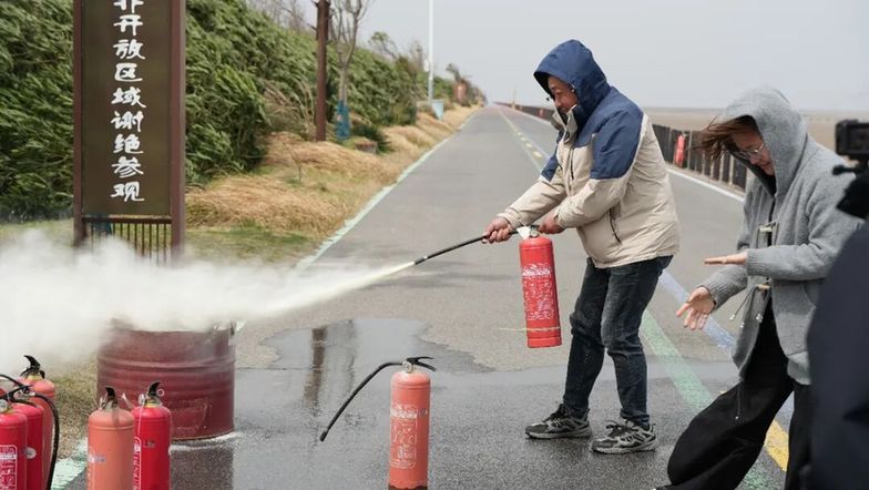 江苏条子泥景区2026年度消防培训演练圆满完成