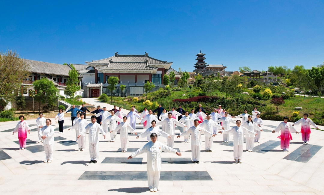 湘晋携手传非遗 云端健身惠全民——湖南第五届体育云动会首柱养生功竞赛总结大会在山西临汾举行
