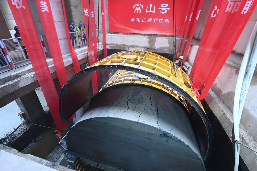 河北石家庄地铁5号线又一区间单线贯通