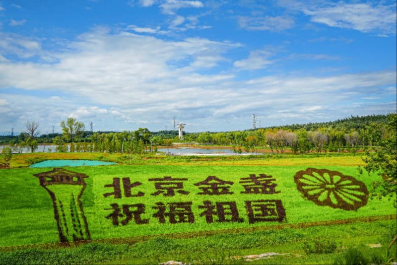 “水脉相通、田畴如画、绿屏环绕”