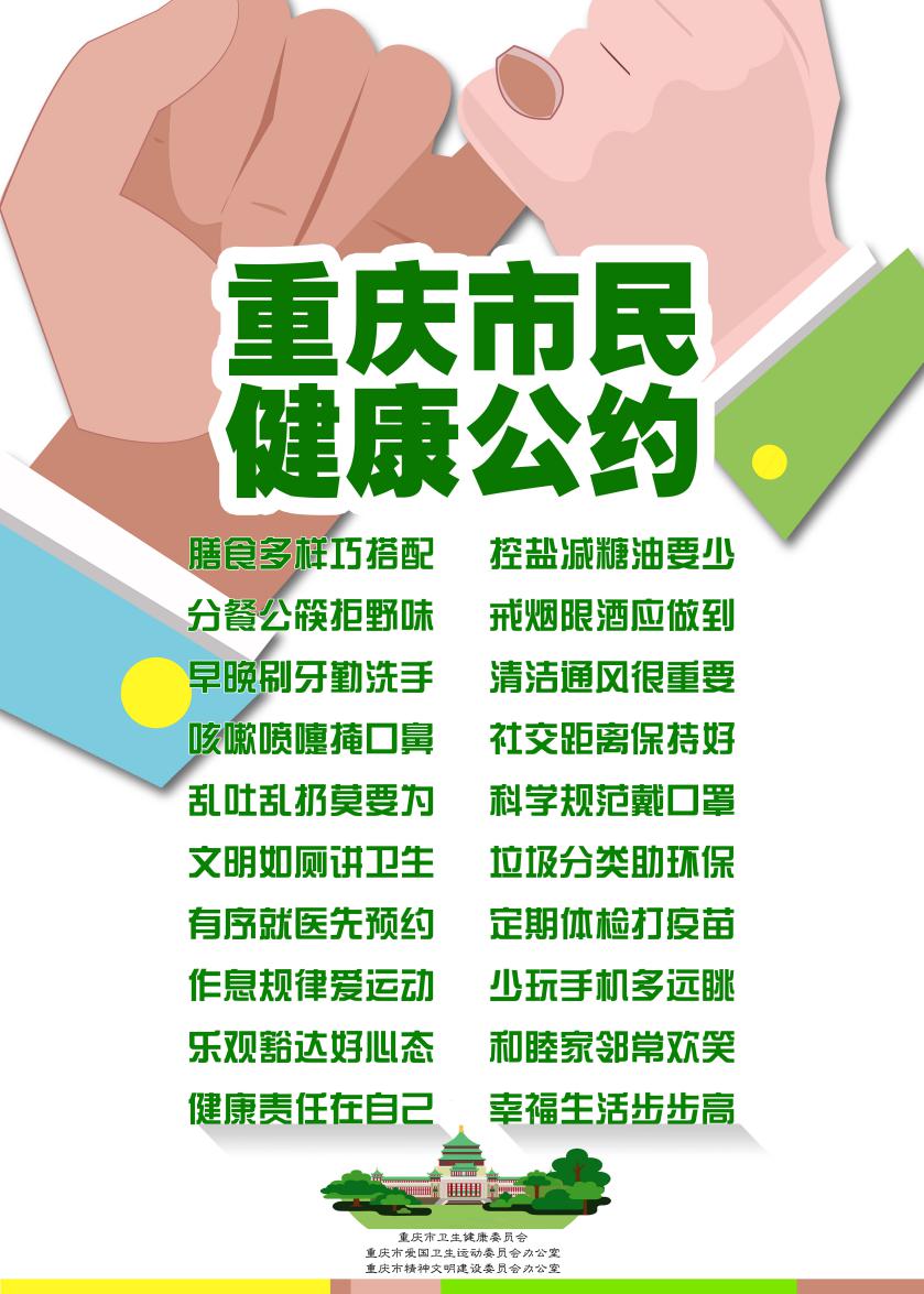 《重庆市民健康公约》解读之爱护环境卫生