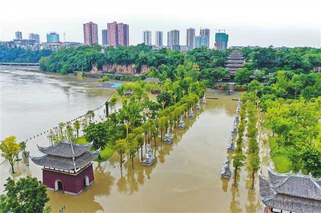 五项措施应对涪江嘉陵江洪水回涨