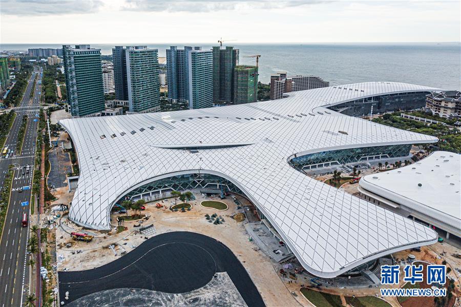 海南国际会展中心二期项目主体工程完工