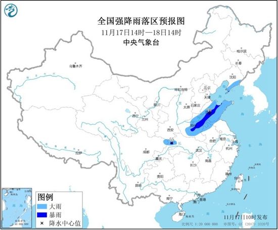 暴雨蓝色预警继续！河南山东重庆等地局地有暴雨