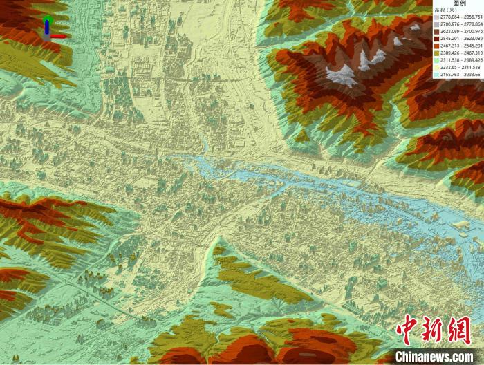 高分七号卫星视角下的青海西宁：城市在地图上“站”起来