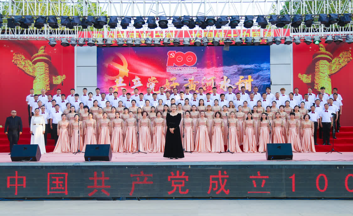 宁夏吴忠利通区“共产党好 黄河水甜 ”群众合唱比赛精彩上演