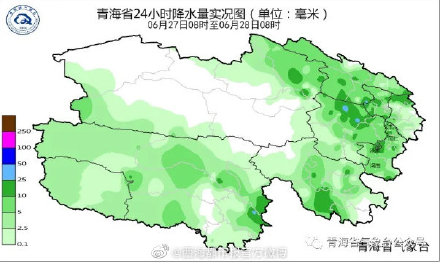注意！青海东北部及青南地区有阵雨或雷阵雨