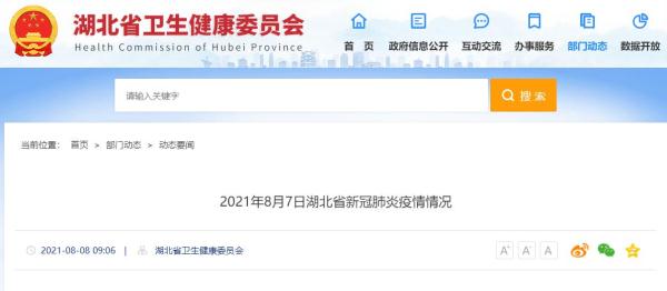 湖北昨日新增确诊病例6例，均在武汉
