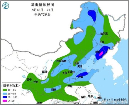 北方本周雨渐多 辽宁东部部分地区累计雨量大，防范山洪、地质灾害或城乡积涝