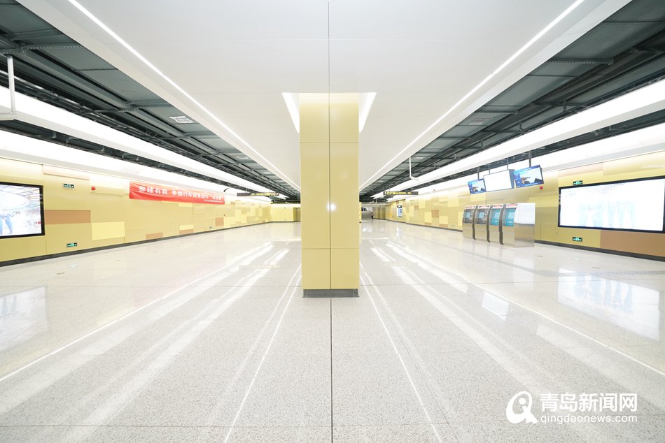多图：地铁1号线南段启动试运行 山里站内景曝光