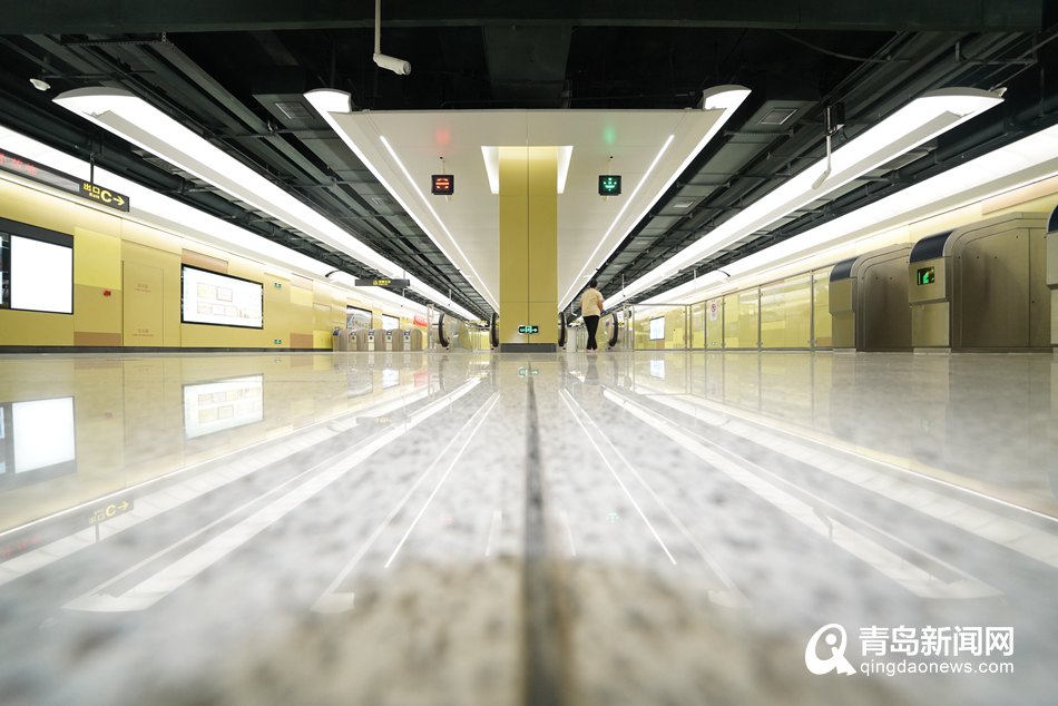 多图：地铁1号线南段启动试运行 山里站内景曝光