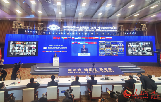 第三届中国－中东欧国家（沧州）中小企业合作论坛开幕
