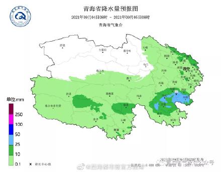 4-5日青海东南部有中到大雨