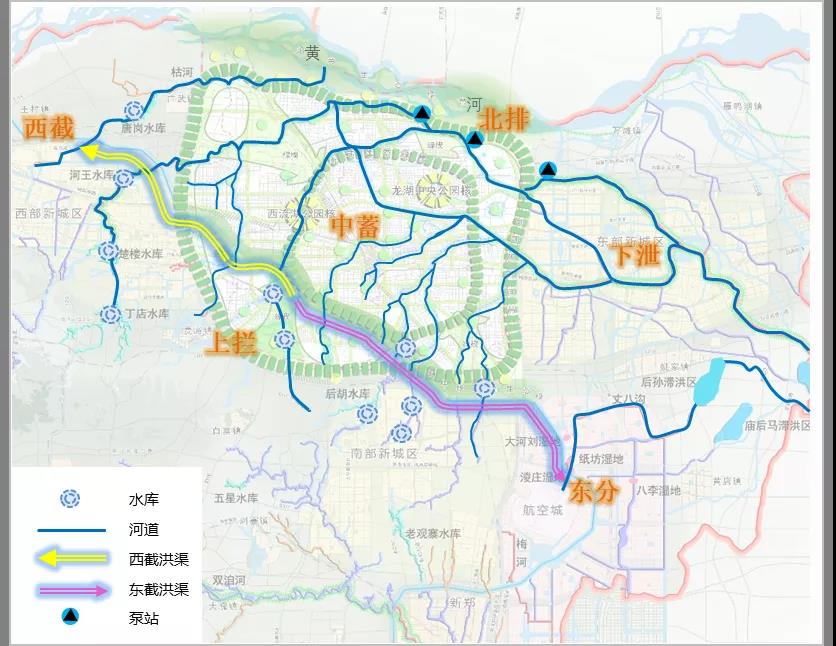 郑州黄河大堤路线图图片