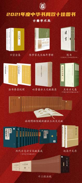 2021年度中华书局双十佳图书揭晓 这些图书上榜