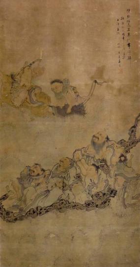 清代王素《八仙图》 广州艺术博物院 供图