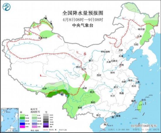 北部和东部部分海域将有大雾 西藏东部云南四川等地多阴雨