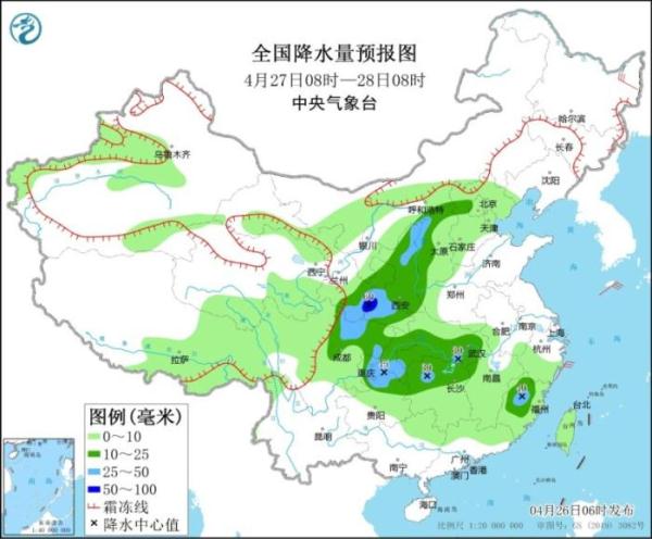 江西湖南等地仍有较强降雨 冷空气继续影响我国东部地区